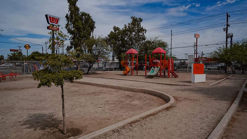“Pilares” Misión del Ángel en construcción - Parque